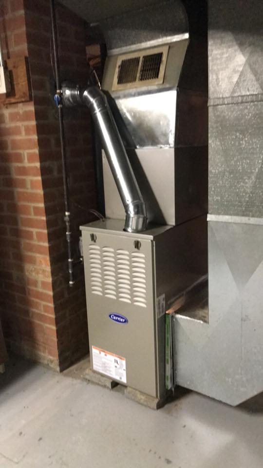 Furnace installation in Perry Ohio